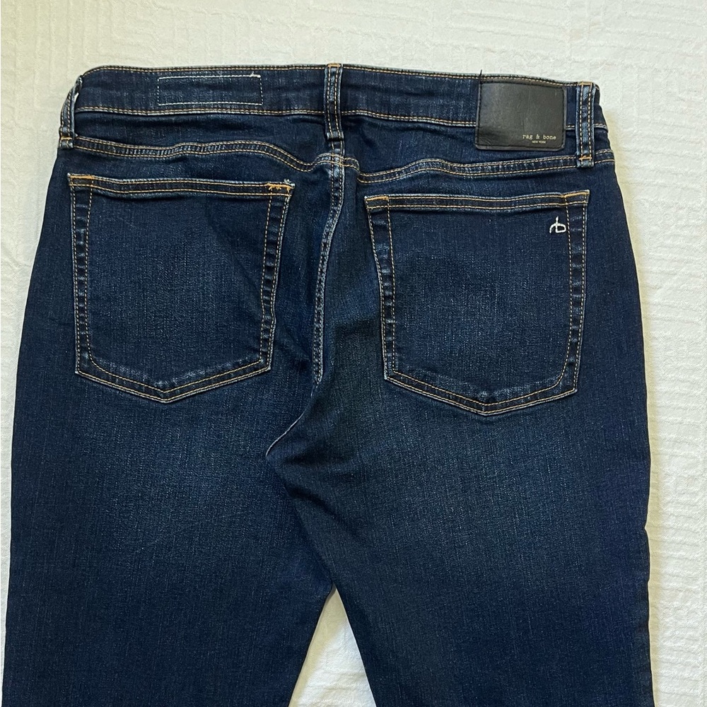 Rag & Bone Women’s Low Rise Slim Boyfriend Jeans size 29 Dark Wash - Picture 7 of 12